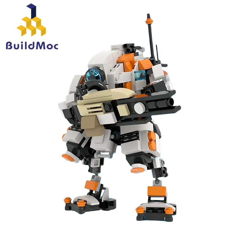 

High-Tech Tone-Class Titanfalls Titan BuildMoc Building Blocks Kit Mecha Sword Robot Bricks Idea Toy For Children Birhtday Gifts