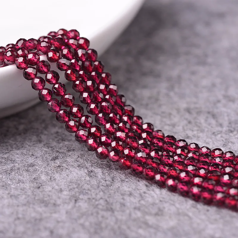 

Mozambique Garnet Faceted Semi-Finished Loose Beads