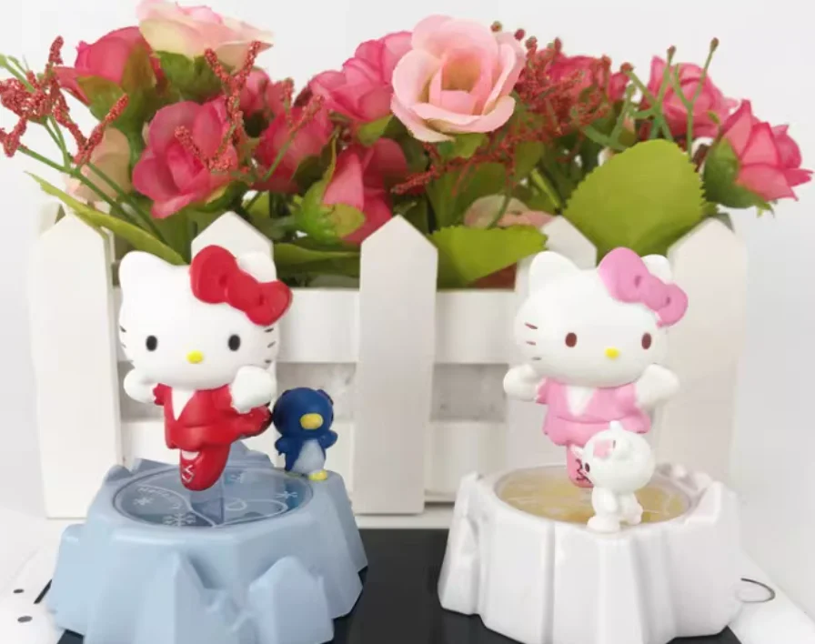 Neue Blind Box 8 zusammengebaute Puppen: Mondwaldkatze, Skater-Ente, Badewannenszene – Süße Überraschungsgeschenke für Mädchen zu Feiertagen und Festen – Detail 4