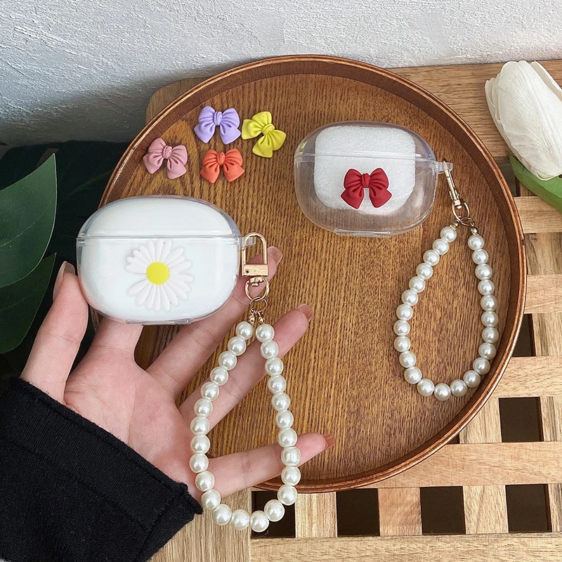 Custodia Ins Daisy Flower Per Huawei Honor Earbuds 3 Pro Custodia Morbida In Silicone Trasparente Per Auricolari Honor 3 Pro