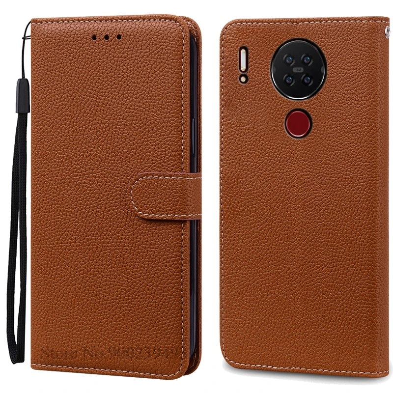 Elegant Leather Flip Wallet Phone Case with Bumper Protection