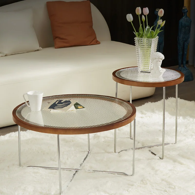 

Italian Coffee Tables Minimalist Vanity Round Salon Living Room Bed Coffee Tables Decor Muebles Auxiliares Balcony Furniture
