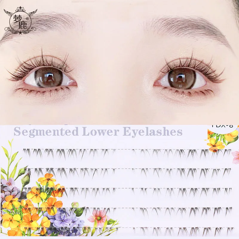 

segmented Air Lower Eyelashes Simulation Natural Beginner Lashes Individual Professional Makeup False Eyelashes Extension Tool