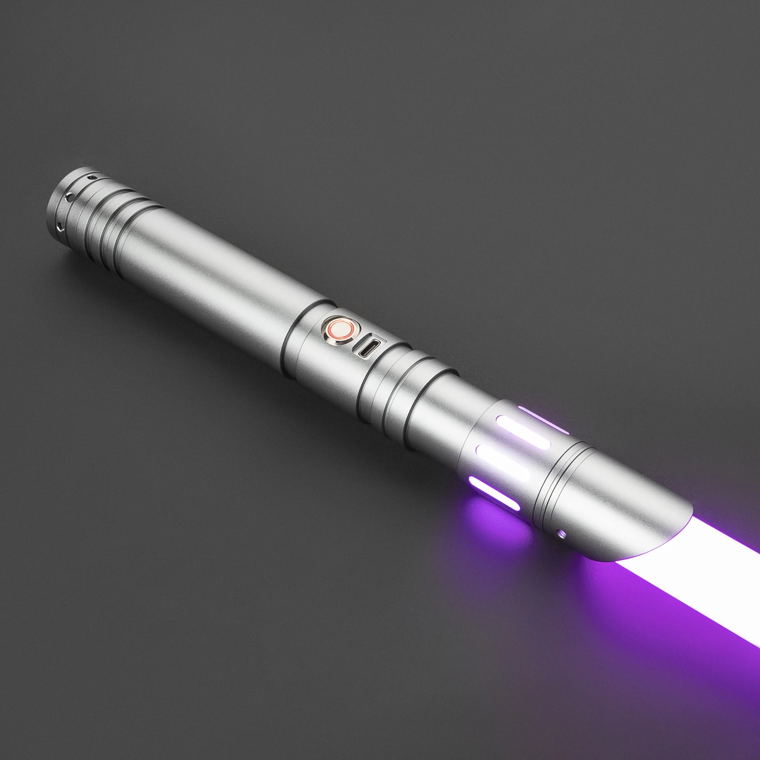 LGT Lightsaber-RGB Xenopixel Proffie Metal Hilt Heavy Dueling Light Saber with 12 Sound Fonts Sensitive Smooth Swing