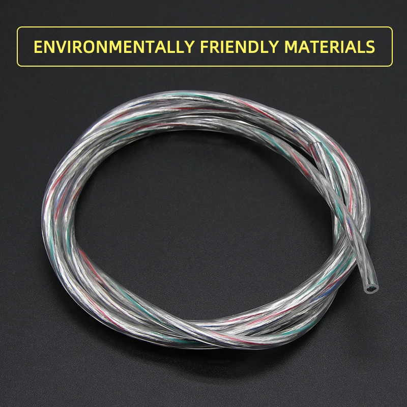 Description Picture 6 of item1~10m Transparent Power Cord 2 3 4 5 Cores PVC Insulation Tinned Copper Cable 28/26/24/22/20/18/16AWG LED Light Electronic Wire
