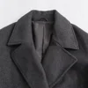 PB&ZA  2023 Autumn/Winter New Women's Wear New Fashion Casual Versatile Soft Loose Long Coat Coat 6