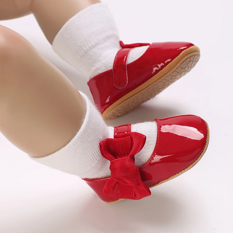 Serena Bow First Walker Shoes Color 8