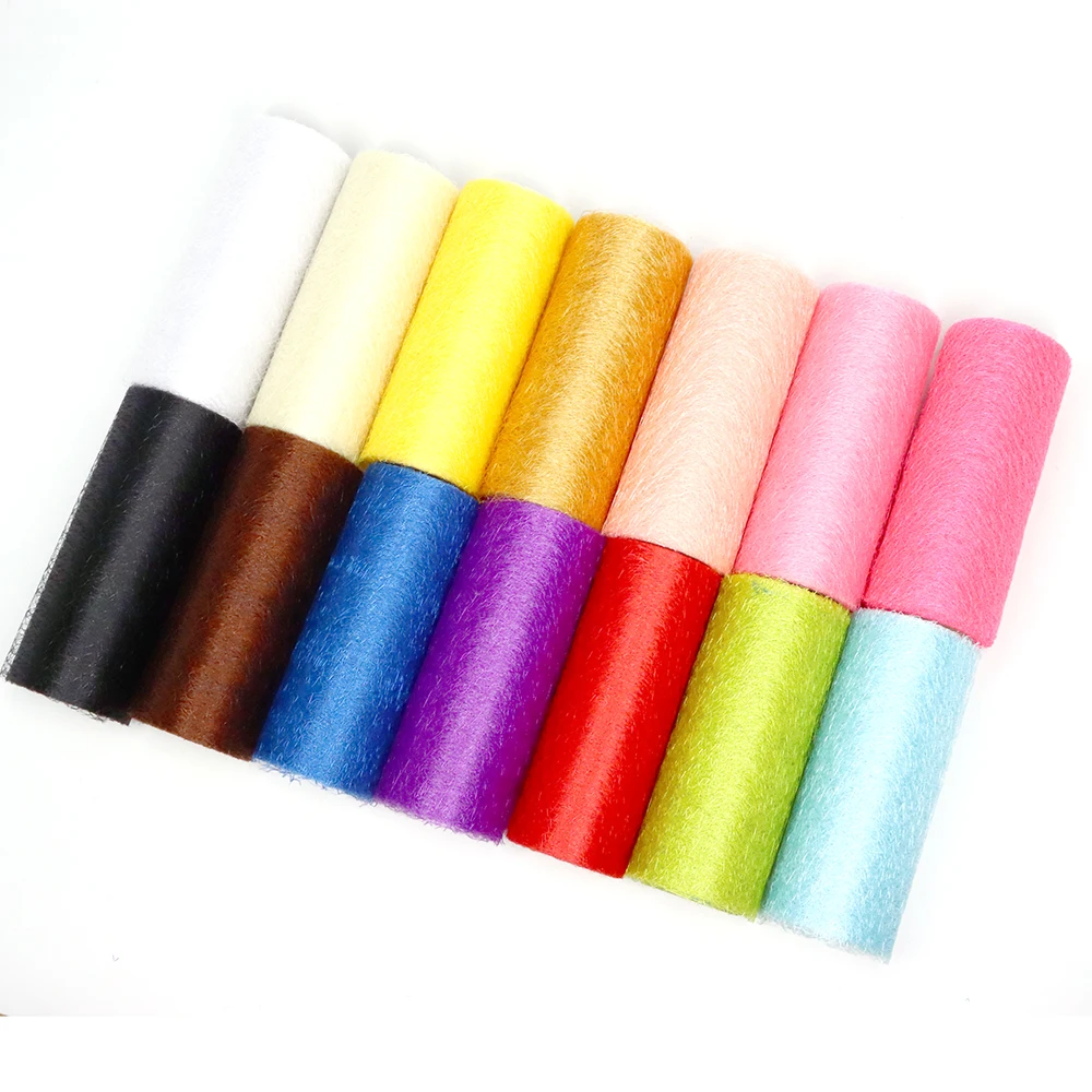 Tulle Organza Fabric, Party Decorations, Party Supplies-15cm 10Yards Organza Tulle Roll, 6inch Spiderweb Mesh Tape, for Wedding Bouquet, Chair Sash, Table Runner, Birthday Party Decoration