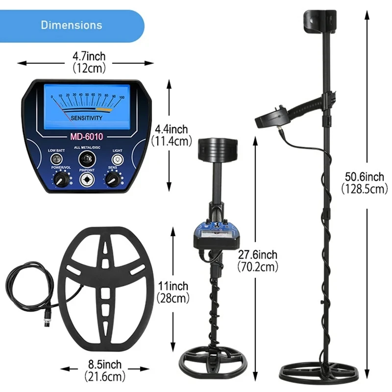 24-Hour Delivery High Sensitivity Underground Gold Detector Anti-Interference Handheld Metal Detector Outdoor Waterproof Treasur