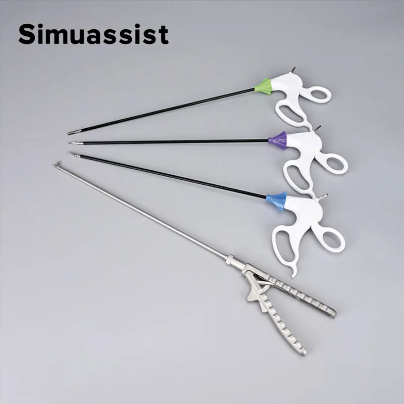 Laparoscopy Surgery Instruments Laparoscopic Trainer Simulation Tools Laparoscopy Training Instruments Forceps Grasper/Dissector/Scissors Curved/Needle Driver