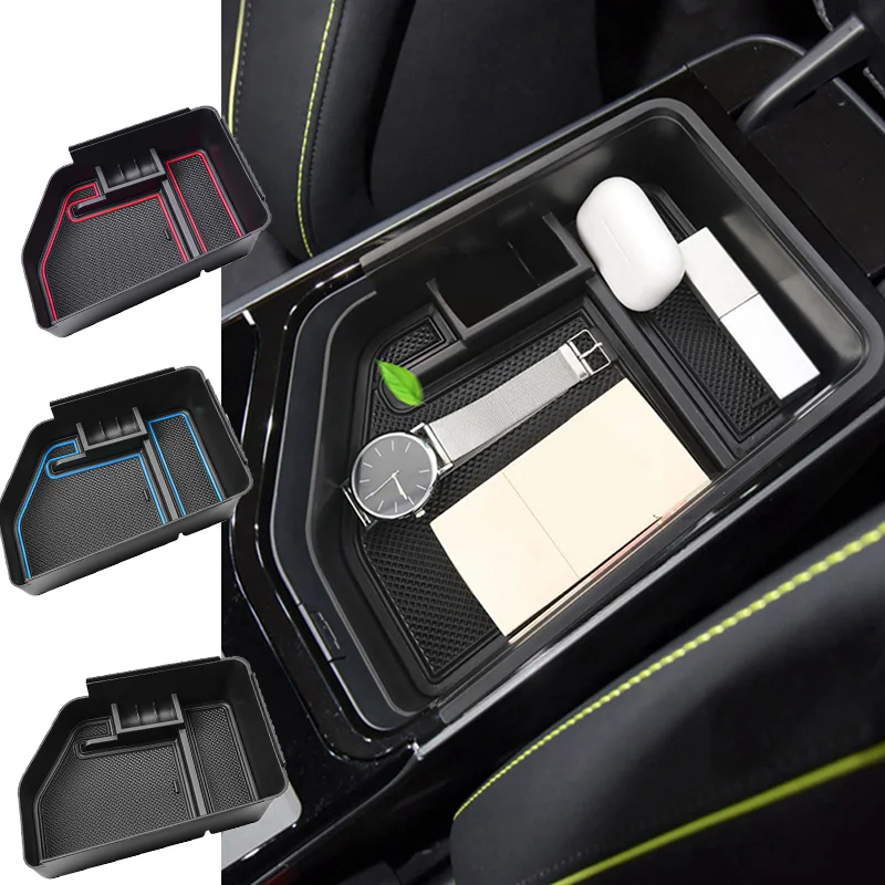 

Center Console Organizer Tray for 2022 Kia EV6 Accessories Armrest Box Tray Organizer Insert Secondary Storage Box for EV6 2022