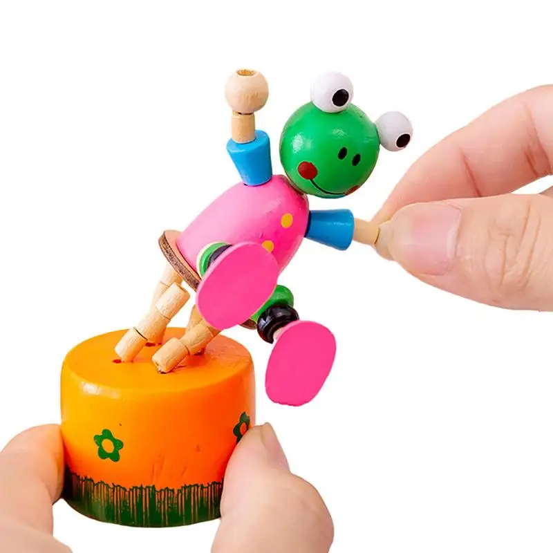 

Push Up Toys Art The Clown Figure Swing Clown Toy Finger Puppet Function For Children's Toy Home Decoration New Year's Gift