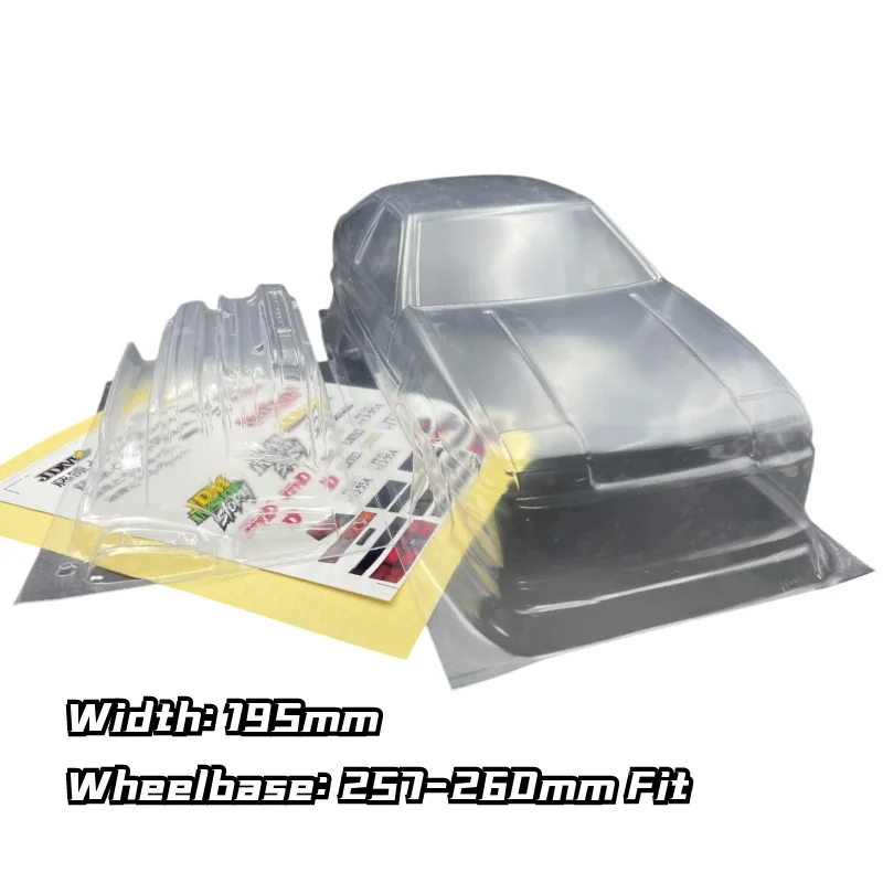 1/10 AE86 LEVIN 2DR Drift RC PC Body Shell 195mm Width 260mm