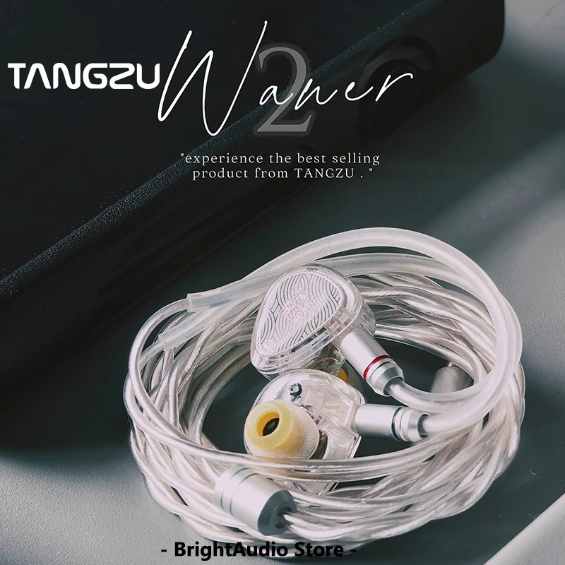 TANGZU WANER 2ND Gen HIFI Music In-ear Earphone IEM Earbud  0.78mm Plug Detachable Cable WANER2 2