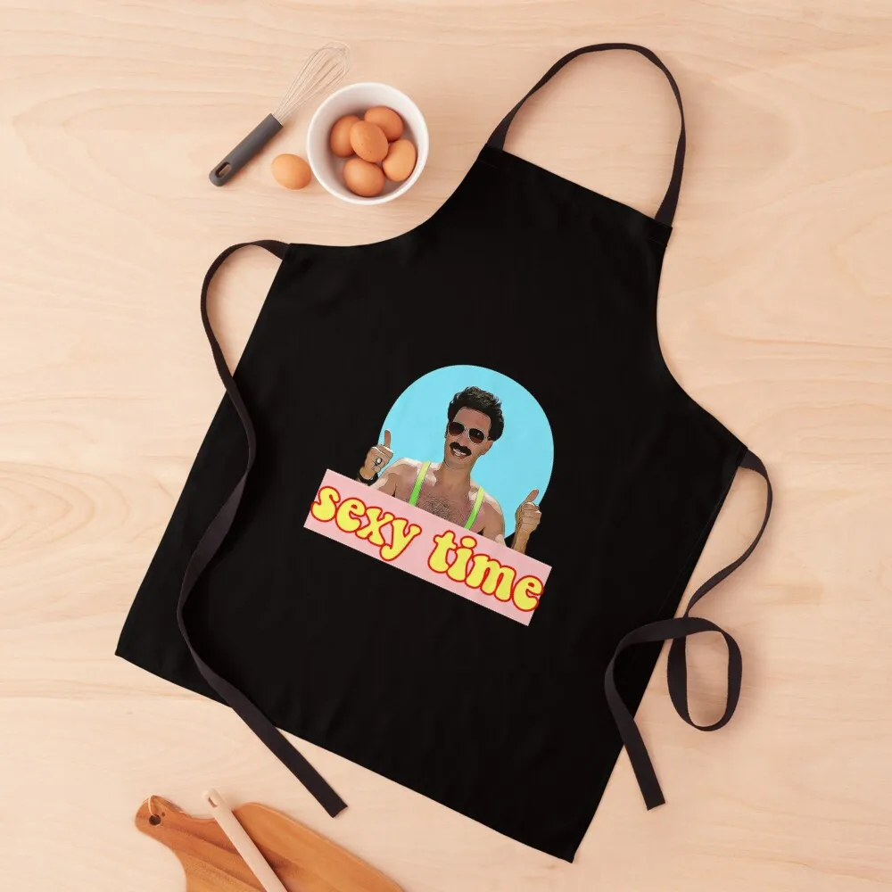 Borat Sexy Time, digital artwork Apron Kitchen Items For Home for kitchen useful Children'S Beauty Apron