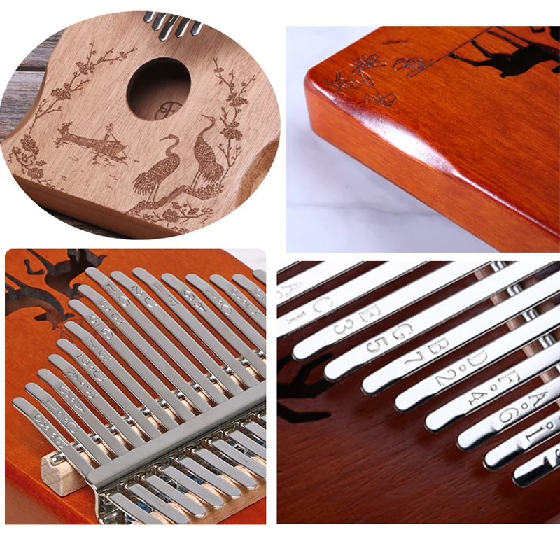 Professional-Grade Portable Kalimba Thumb Piano - Perfect for Beginners, Relaxation, and Gift Giving