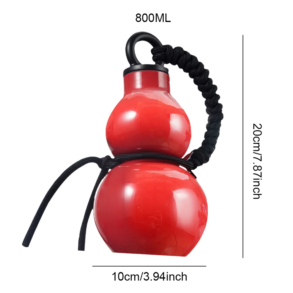 800ml Gourd Water Bottle Child Water Gourd Kettle Chinese Retro-Inspired Wu Kong Leakproof Jug for School Children Gift