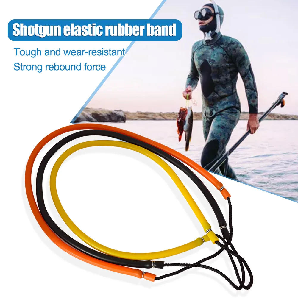 Rubber Fishing Hand 5x10MM Spearing Equipment Resistant Speargun Pole Spear Sling for Harpoon Spearfishing Diving