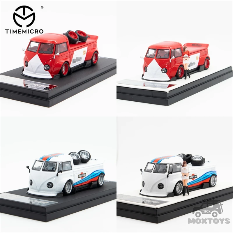 

TimeMicro 1:64 T1 Pick up Martini / red white Diecast Model Car