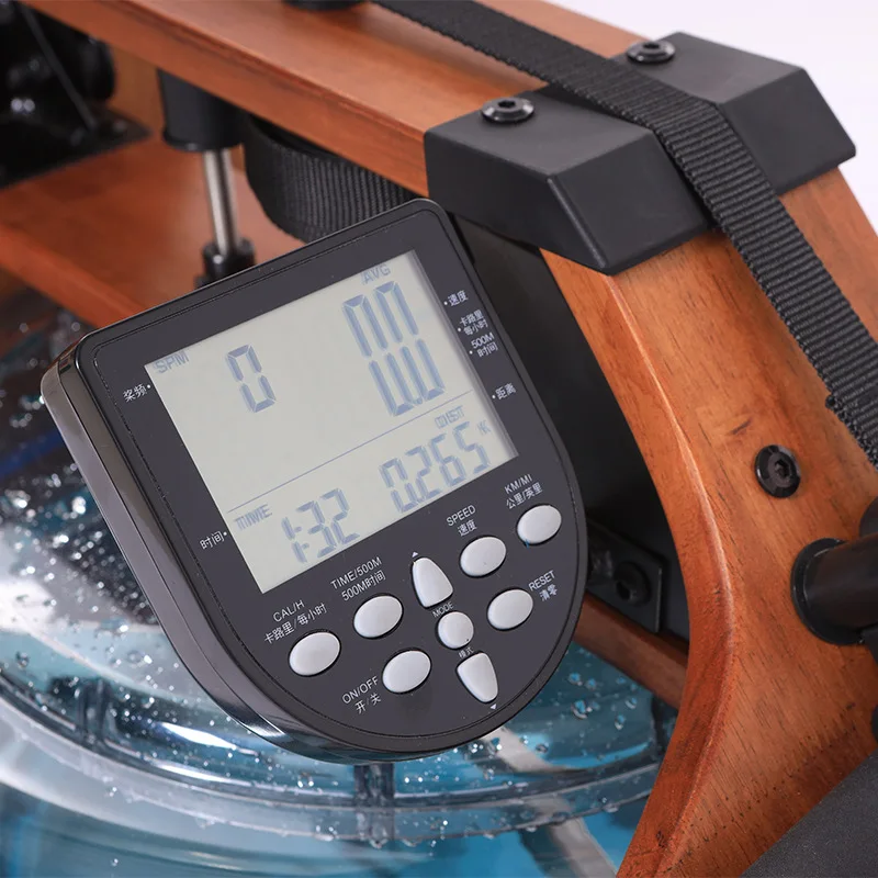 New Commercial Gym Equipment Water Rower Machine Water Rowing Machine Commercial Wood Eco-friendly Carton Box Bodybuilding 150KG