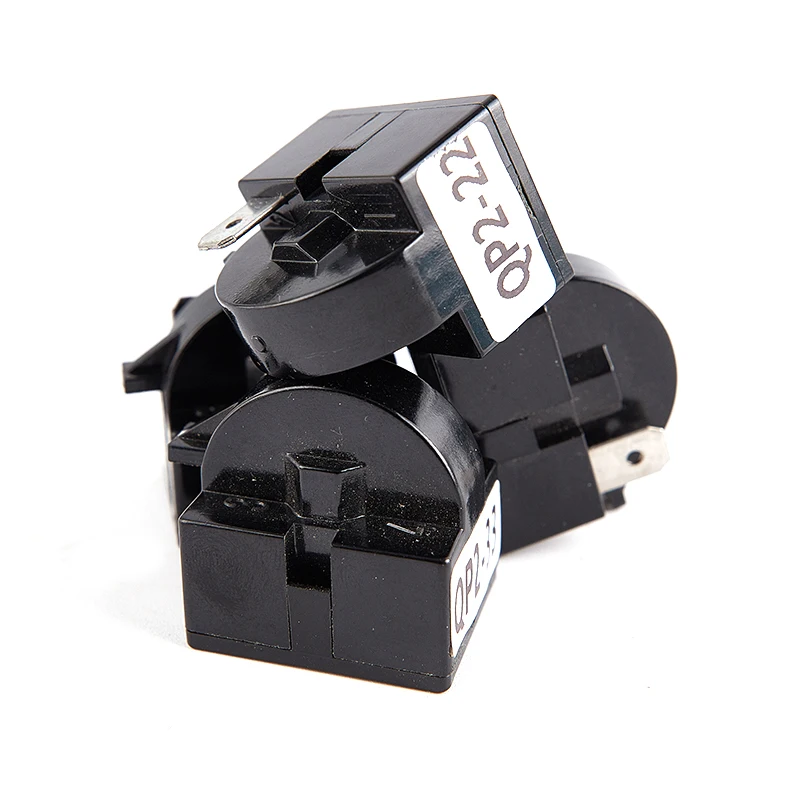 Refrigerator Fittings 1Pcs Freezer PTC Starter Thermal Protector Relay QP2-12 QP2-22 QP2-33 QP2-15 Plug refrigerator fittings