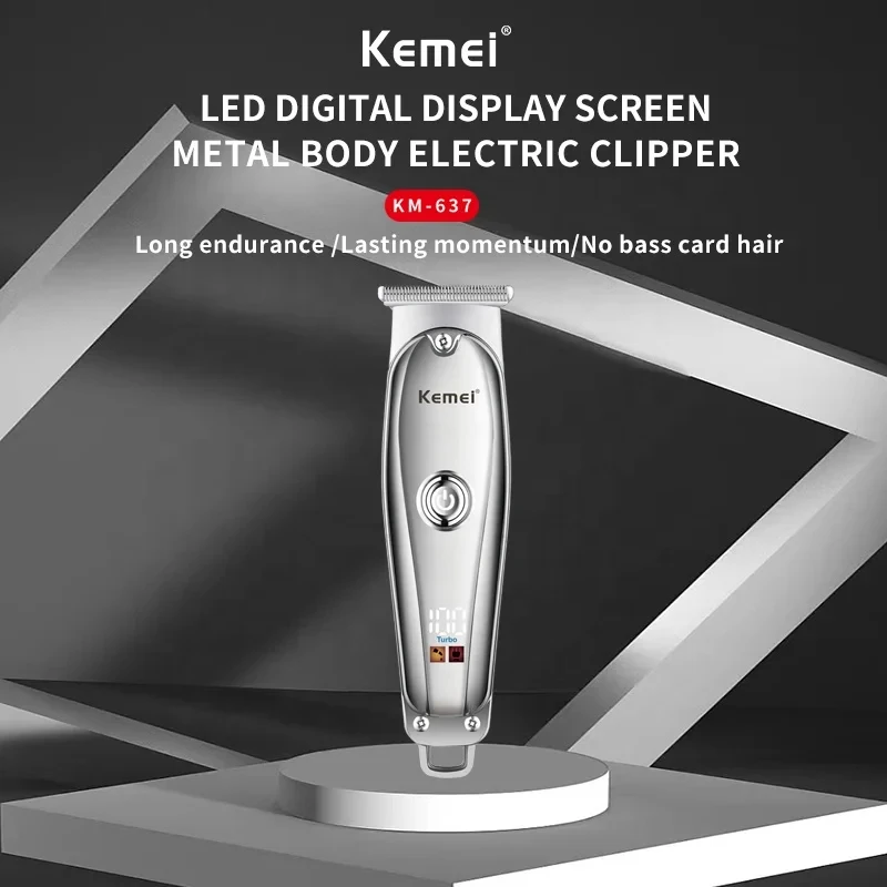 Kemei-637 Hair Trimmer For Men Beard Trimer Professional Hair Clipper Electr Razor Cutting Machine Haircut Electr Shaver