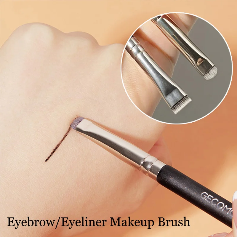 

Contouring Eyeliner Eyebrow Brush Flat Angled Scythe Shaped Professional Soft Durable Eyes Makeup Brushes Cosmetics Beauty Tools