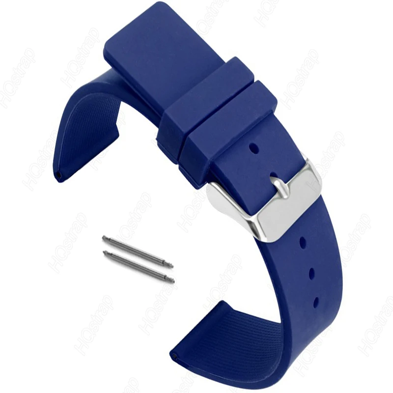 Universal Waterproof Silicone Watch Band - Vibrant Strap