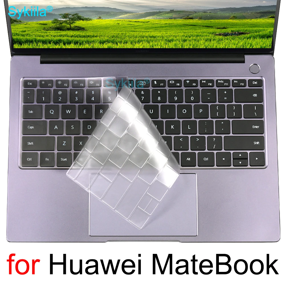 de teclado Huawei MateBook D 14 15 16 13S 14S 16S X Pro 13 E GO B7 B3 B5, funda protectora para portátil, funda de piel de silicona 12|Protectores de teclado| -