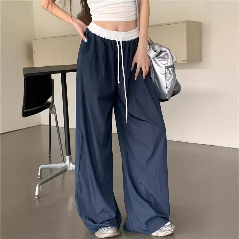 Lässiger Ausflug für den täglichen Gebrauch, schwarze Y2K-gestreifte Hose, lässig, Frühling, Sommer, Herbst, Winter, Urlaub, Urlaub, Alltag, brandneu – Detail 11