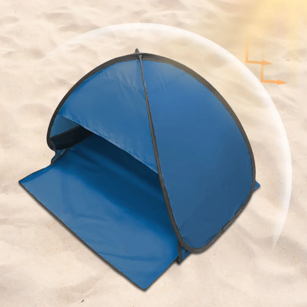 Portable Polyester Sunshade Tent for Beach Camping Hiking