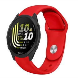 Premium Soft Silicone Replacement Band - Multiple Sizes Available - Forerunner 970 (Red)