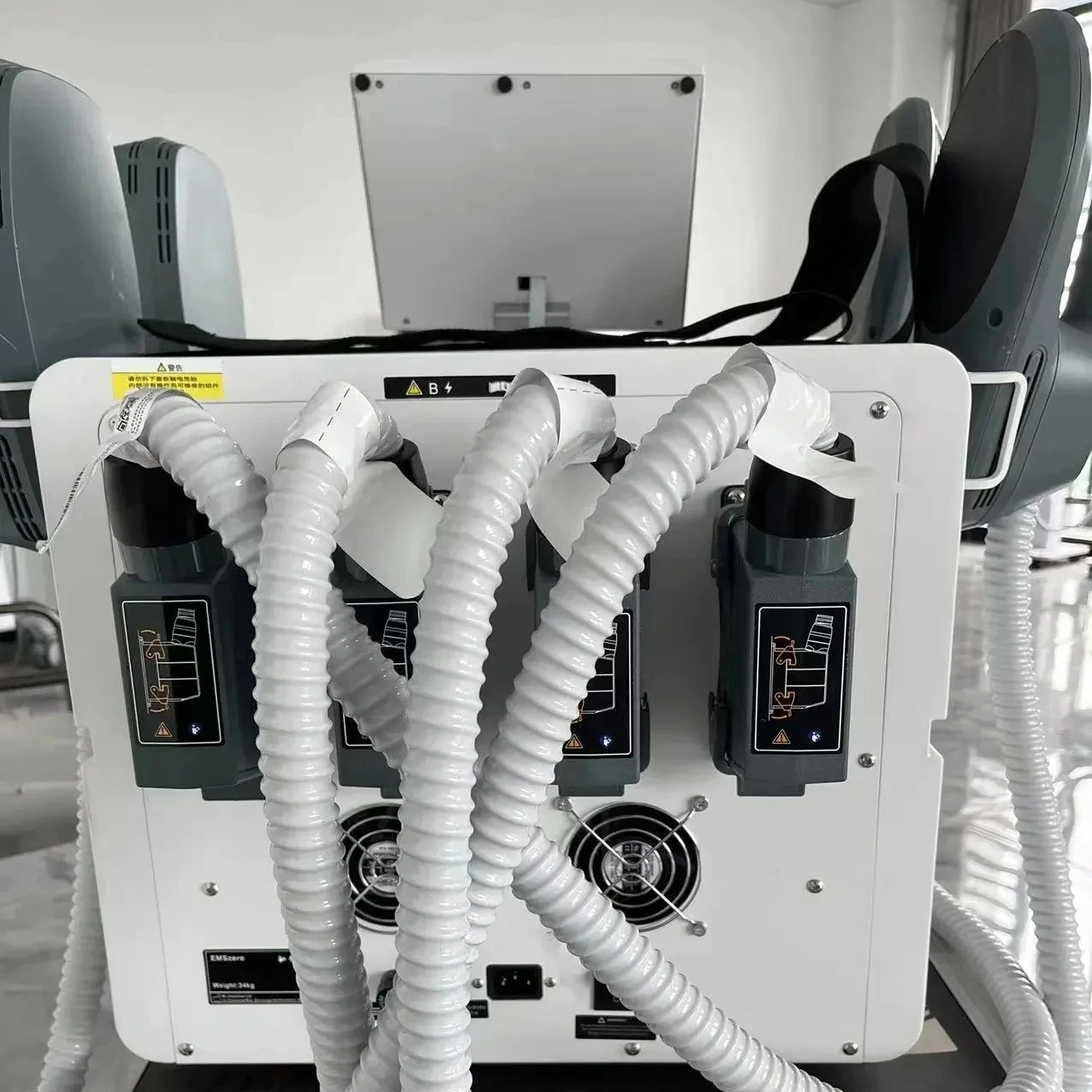 Emszero Nova EMS 6000W Neo Hi-emt Muscle Sculpt Machine With 4 Handles And Pelvic Stimulation Pad Optional EMSSlim
