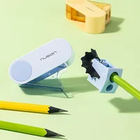 Manual Mini Pencil Sharpener Dual-Hole Sharpener for Thick and Thin Pencils Portable Durable Pencil Sharpener,For School Office 5