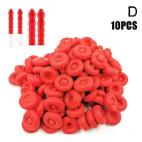 10Pcs Caulk Cap Red Saving Cap Sealer Saver Open Caulking Tube For Sealing And Preserving Eropper Latex Cap Adhesives Tool 1