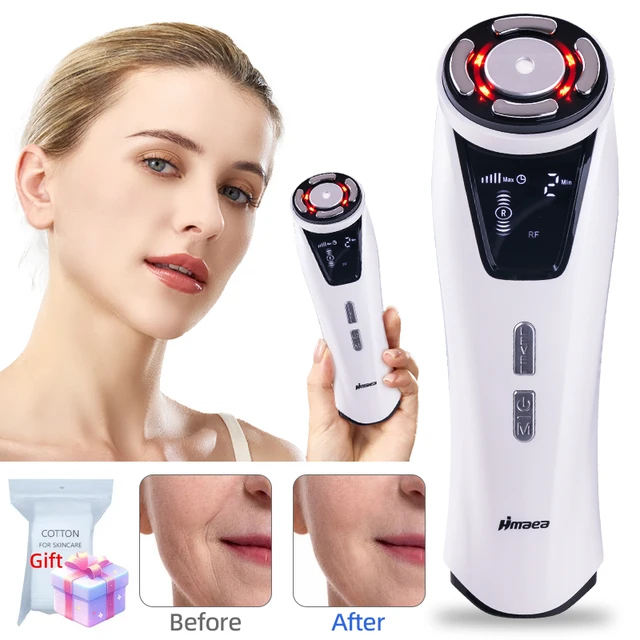 2025 Home HIFU Ultrasonic Beauty EMS Microcurrent Facial Lift and Wrinkle Reduction Massage Rejuvenation Facial Care Beauty Tool 1
