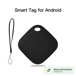 Bluetooth GPS Tracker - Key Finder, Pet Locator, and Anti - Loss Smart Tag - Black