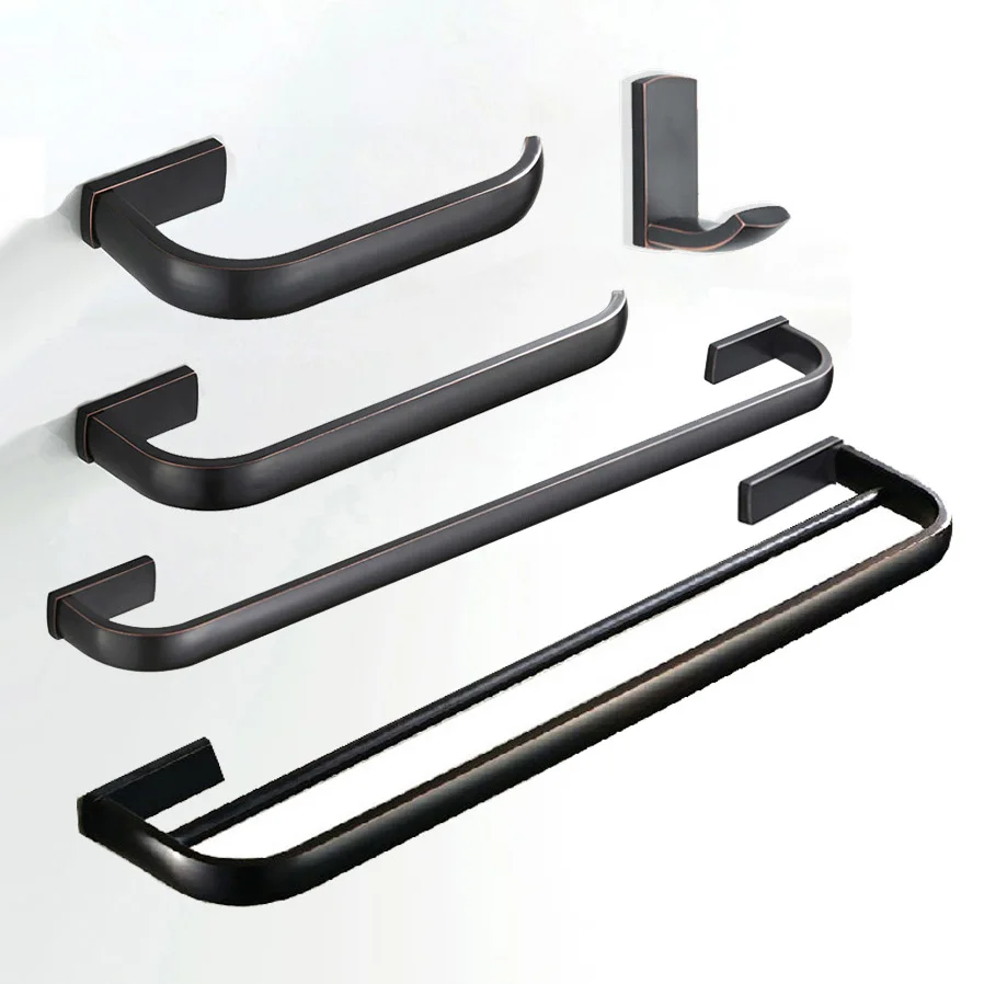 Badezimmer-Hardware-Set, Geölte Bronze, Robenhalter, Handtuchhalter, Taschentuchhalter, Badezimmer-Accessoires, Lah104