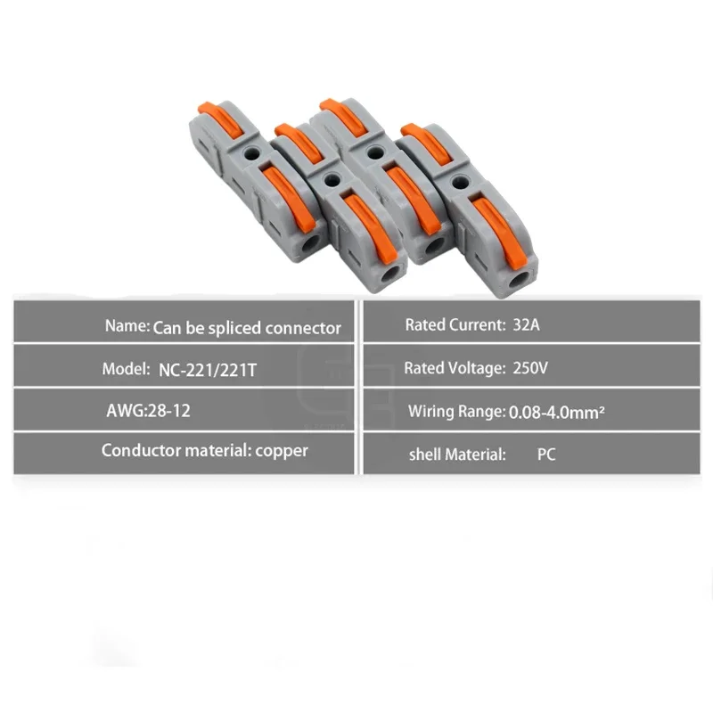 Wire Connector Terminals Wire Connector Electrical Connectors Electrical Connector Cable Connector 1 in multiple out Quick Wiring Universal Splitter