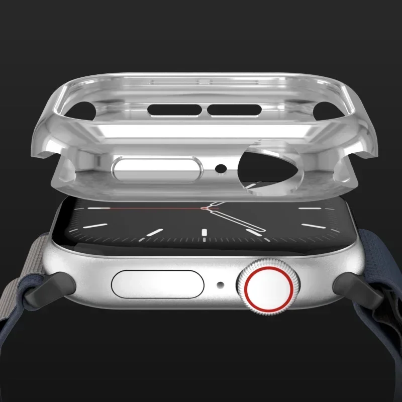 TPU Hollow Soft Bumper Shell for Apple Watch - Protective Case Cover
