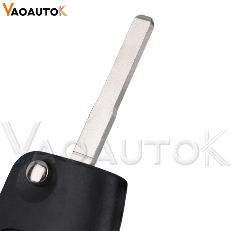 Key Case Car Key Shell Key Cover Folding Car Key Shell Fob Cover Key Fob Replacement Replacement Smart Remote Key Shell for Ford Focus Fiesta C-Max