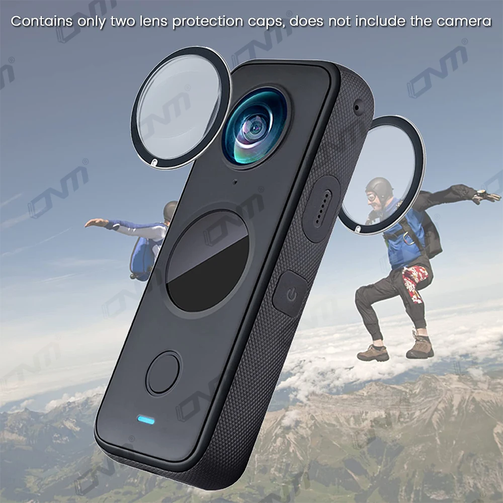 Lens Guards for Insta360 One X2 Accessoroy Lens Protector Cover for Insta360 X2 Anti-Scratch Ultra HD Sticky Protective Guard