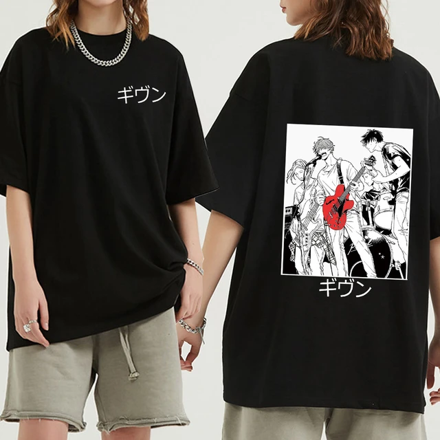 Given T Shirt Women Yaoi Bl Given Given Yaoi Japanese Anime T-shirt Cartoon Mafuyu Graphic Tee Summer Cotton Clothes Tops - T-shirts - AliExpress