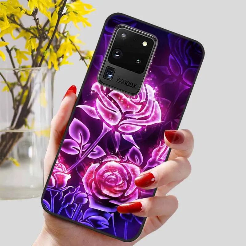 Lovely Soft TPU Silicone Protective Phone Case for Samsung Galaxy S20 Ultra 5G