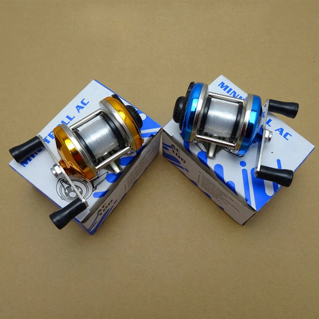 New Mini 5.2:1 Reel (Right Hand/Left Hand) With Fishing Line 5