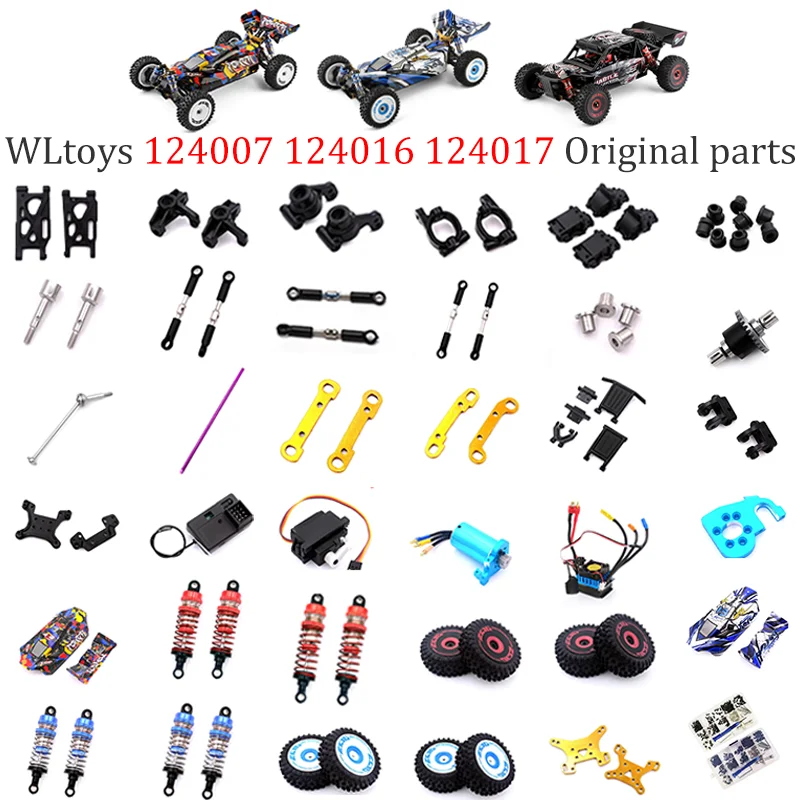 Wltoys Schraubenset für RC-Autos – 8 Farben im Set