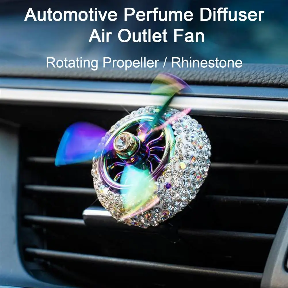 Auto Lufter frischer Entlüftung halterung rotierende Propeller Duft Mini  Geruchs entfernung Clip Auto Aroma therapie Diffusor Luft auslass Lüfter -  AliExpress