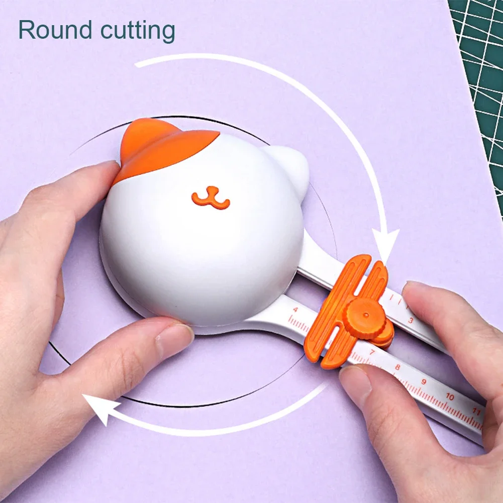 360&deg; Rotarys Adjustable Cutting Round Knife Multi-Purpose Circle Cutter Journal Photo Scrapbooking Paper Circular Cutting Tools paper cutter circular cutter
