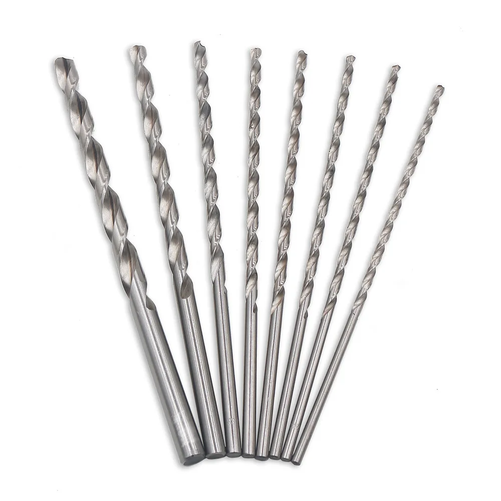 2 Forets Hélicoïdaux HSS 6542 6,8mm - Longueur 110mm, Pour Métal, Bois, Plastique, Acier