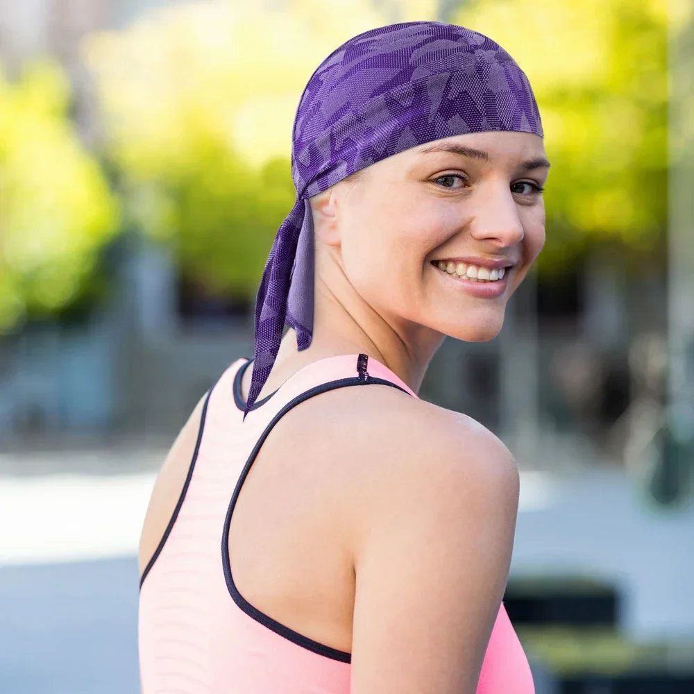 Summer Quick-Dry Cycling Pirate Hat Road Bicycle Running Cap Sport Bike Beanie Riding Baseball Head Scarf Bandana Caps Men Women 4